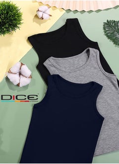DICE A set of soft and comfortable shirts for boys and girls 3 pieces  - Image 1