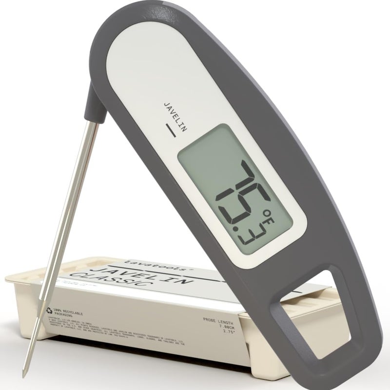 Lavatools PT12 Javelin Digital Instant Read Meat Thermometer for Kitchen, Food Cooking, Grill, BBQ, Smoker, Candy, Home Brewing, Coffee, and Oil Deep Frying - Image 1