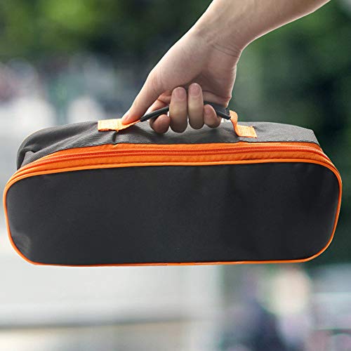 Tookie Vacuum Cleaner Tool Bag, Car Cleaner Storage Bag Portable Pouch Car Vacuum Cleaner Tool Bag Zipper Closure Storage Case Durable(Black,Size:36.5 x 11 x 13 cm) - Image 3