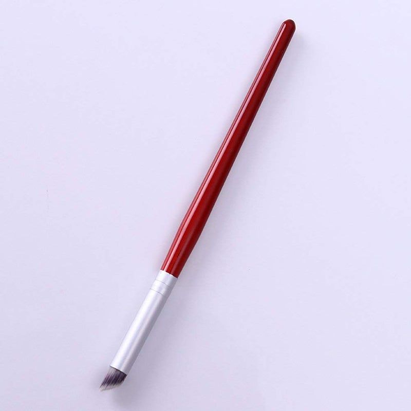NAILWIND ombre brush for nail art, Nail Ombre Gradient Brush With Red Wooden Handle Nail Drawing Brush Uv Gel Design Builder Painting Pen 1 Pcs - Image 1