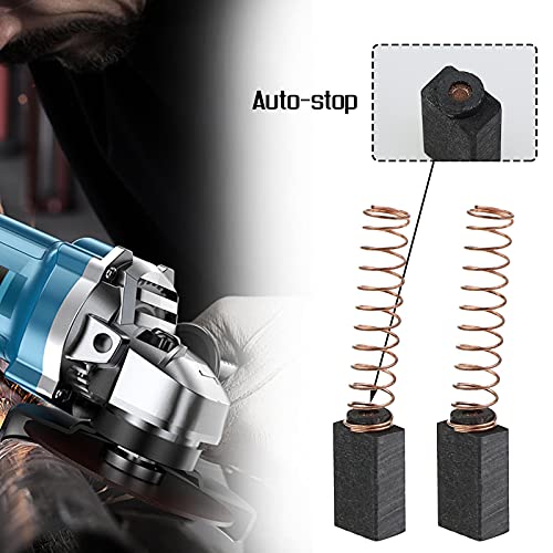 SING F LTD 4 Pairs of Sander Carbon Brushes 14x8x5mm Compatible with Festool ETS 150/3 EQ/ETS 150/3 EQ-C ES 150/5 EQ-C/ETS 125 EQ Electric Hammer Drill Grinder Replacement Parts - Image 3