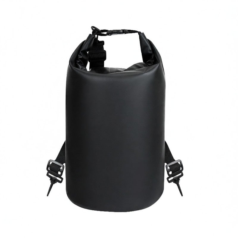 Foldable Paddle Board Storage Bag: 15L Black PVC Mesh Fabric - Snap Fastener For Durability, Fixed Buckles For Secure Attachment - Shoulder Belt For Easy Carrying For Paddle Board Enthusiasts - Image 1