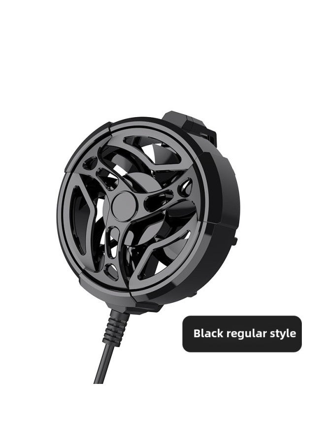 Loquat Portable Al01 Mobile Phone Cooler Fan Cooling Device Any Combination Pubg Gamepad Advantage Digital Computer/phone Cooler-Color:【AL01 Plug-in】 No Light-Black  - Image 1