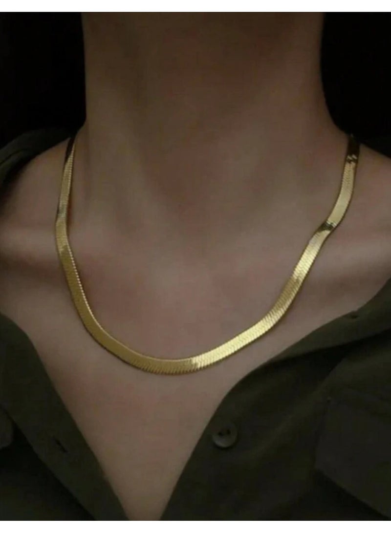 Jewelry 4You Stainless Steel Gold Plated Necklace For Women - Image 1