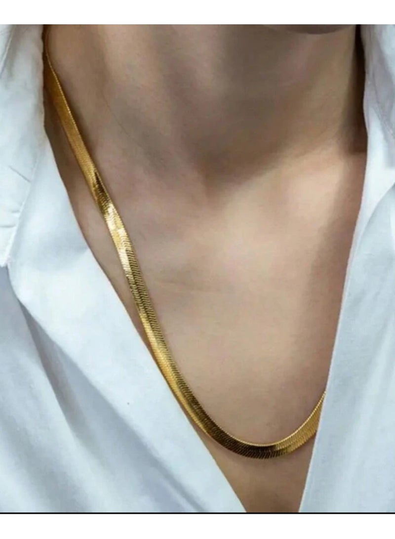 Jewelry 4You Stainless Steel Gold Plated Necklace For Women - Image 3