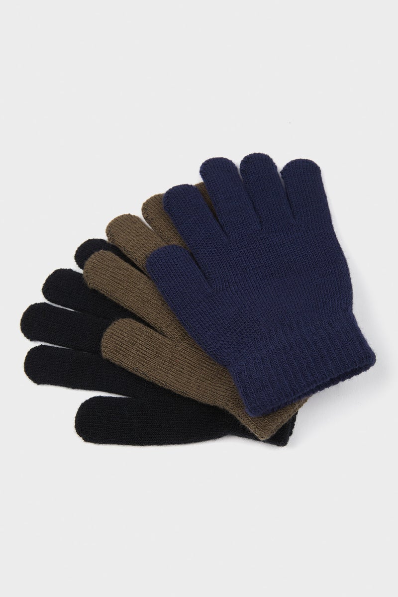 DeFacto Multicolour Boy 3 Piece Gloves Casual - Image 1