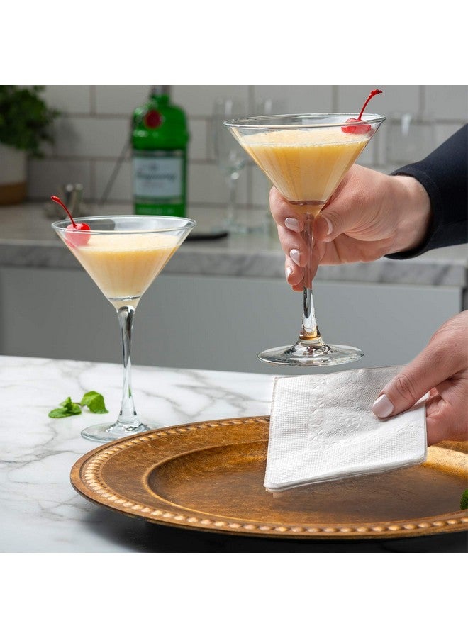 قوستو مناديل جوستو البيضاء للمشروبات [500 منديل - 4.5 × 4.5 مطوية] - مناديل كوكتيل أحادية الطبقة، ومناديل ورقية للمطاعم والبار، ومناديل حفلات - 9 × 9 مطوية (كانت تُعرف سابقًا باسم عبوة مريحة) - Image 3