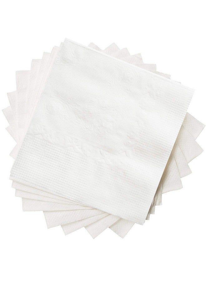 قوستو مناديل جوستو البيضاء للمشروبات [500 منديل - 4.5 × 4.5 مطوية] - مناديل كوكتيل أحادية الطبقة، ومناديل ورقية للمطاعم والبار، ومناديل حفلات - 9 × 9 مطوية (كانت تُعرف سابقًا باسم عبوة مريحة) - Image 1