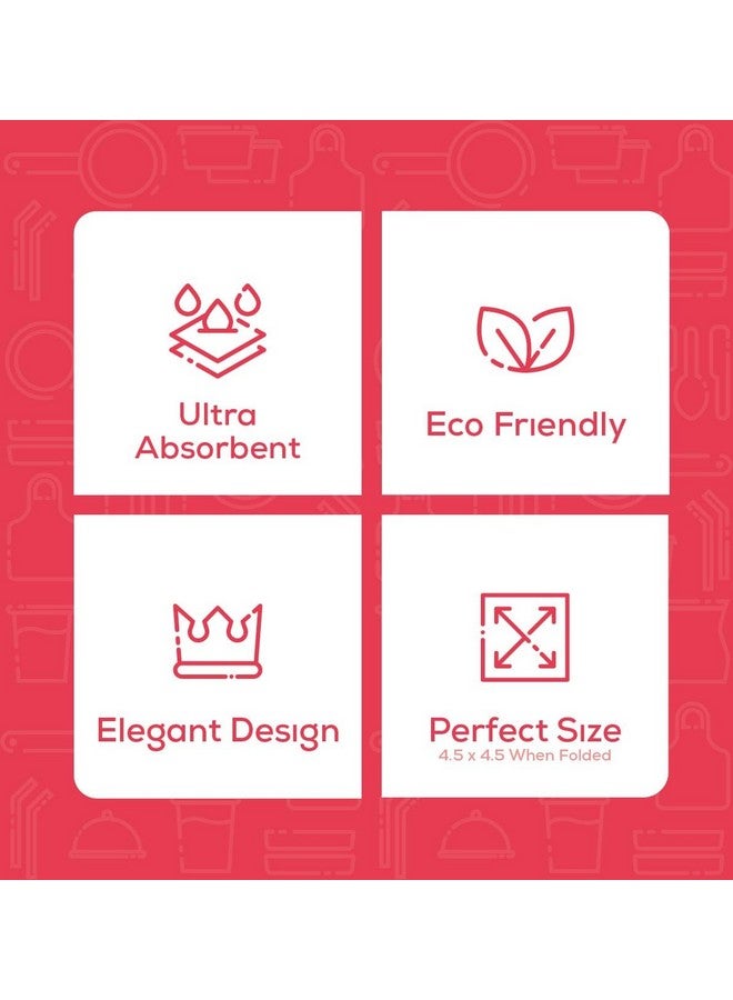 قوستو مناديل جوستو البيضاء للمشروبات [500 منديل - 4.5 × 4.5 مطوية] - مناديل كوكتيل أحادية الطبقة، ومناديل ورقية للمطاعم والبار، ومناديل حفلات - 9 × 9 مطوية (كانت تُعرف سابقًا باسم عبوة مريحة) - Image 4