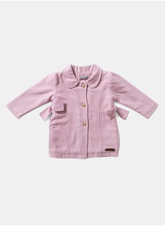 OWNKIDS Baby Girls Jacket With Bow 