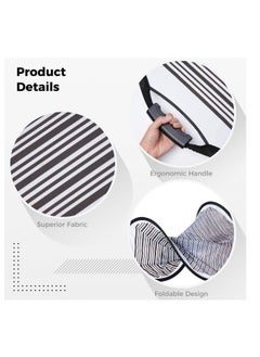 Generic Dent Reflector Board with Storage Bag, 80cm Striped Light Reflector Board, Flexible Foldable Dent Panel, Dent Fix Tool for Vehicle Door Scratch and Hail Damage Car Dent Check Tool, Black  - Image 4
