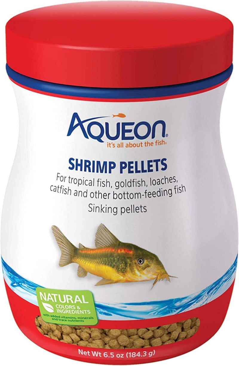 Aqueon (3 Pack) Aqueon Shrimp Pellets Fish Food, 6.5 Ounces Each - Image 1