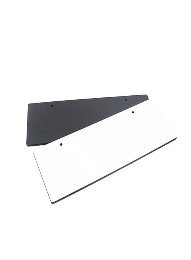 MR.R 2 Pieces Sublimation Blanks MDF Rectangle Door Plaque Hanger Home Wall Door Decor,11x4 inch - Image 5