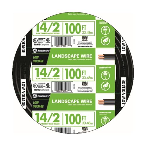 Southwire Woods Southwire 55213243 14/2 Low Voltage Outdoor Landscape Lighting Cable; 100-Feet; 100 ft; N; Foot - Image 2