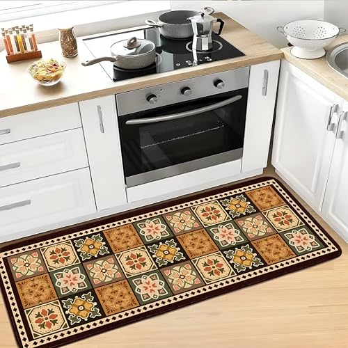 Roslen Kitchen Mats for Floor Anti-Slip, 2 Pcs Ergonomic Comfort Standing Mat for Floor, Soft Absorbent Rectangular Rugs for Kitchen Home Office Sink & Laundry (118 * 38 cm, 58 * 38 cm) - Image 4