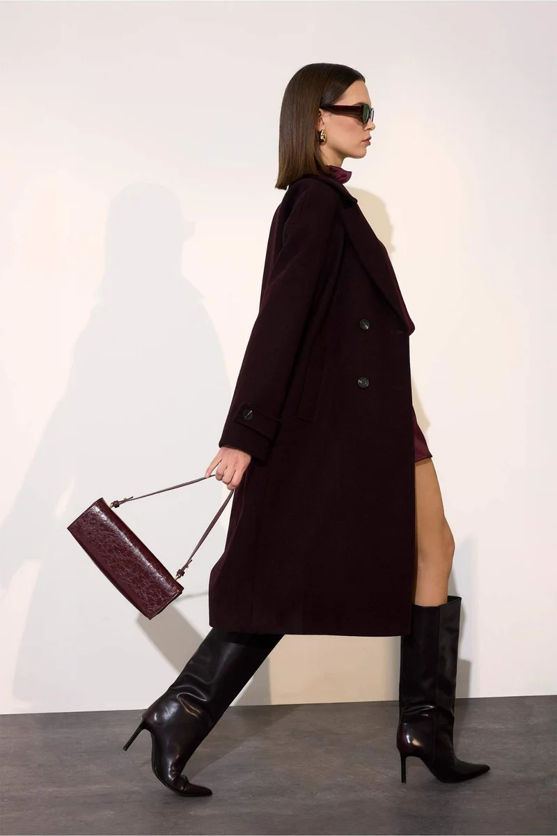 ديفاكتو Regular Fit Cachet Long Coat