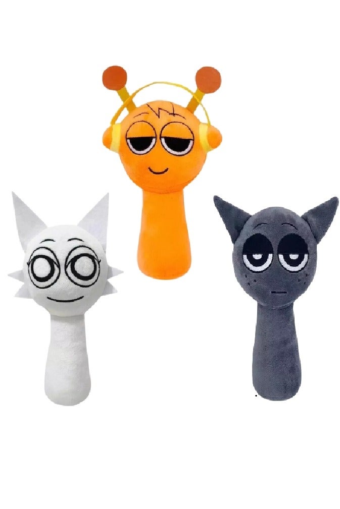 3PCS Plush Toys, Pillow Stuffed Animal Figure Dolls for Game Fans Gifts for Kids - Image 1