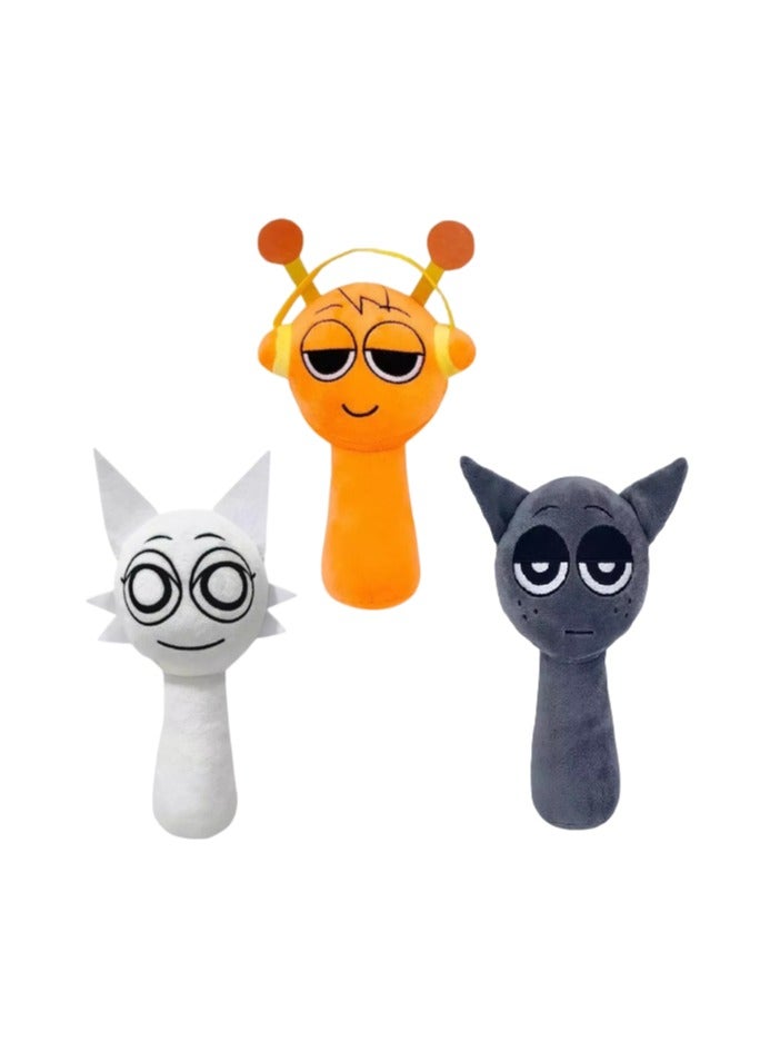 3PCS Plush Toys, Pillow Stuffed Animal Figure Dolls for Game Fans Gifts for Kids - Image 2