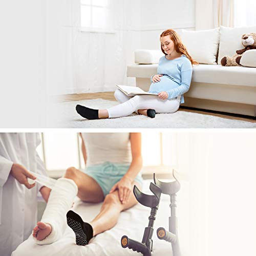 unenow Unisex Non Slip Socks with Grips Cushion for Yoga Pilates Barre Home & Hospital - Image 5