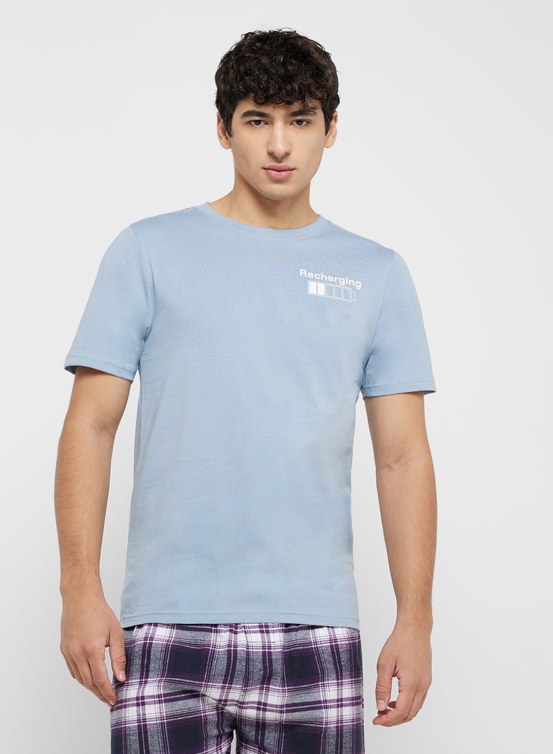 Seventy Five T-Shirt & Check Shorts  - Image 3