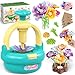 TingingYuli Arts and Crafts Kit for Kids Ages 48Flower Bouquet ToysDIY Flower Market ToysBuild Your BouquetEducational Christmas Birthday Easter Gifts for 3 4 5 6 7 8 9 Year Old GirlsBlue - Image 2