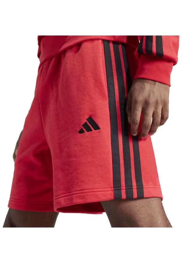 Adidas adidas M 3S FT SHO Red Training SHORTS for Men - 2XSS
