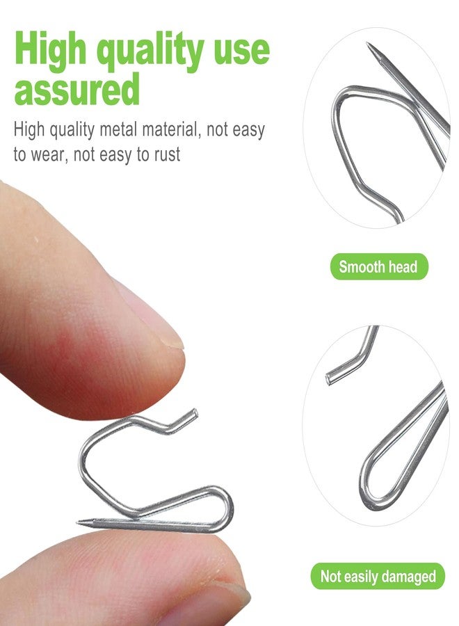 CeroDimo 120 PCS Metal Curtain Hooks for Drapes, Heavy Duty Drapery Pins and Pinch Pleat Curtain Hooks, Rustproof Drapery Hooks for Curtains, Windows/Doors/Showers - Image 3