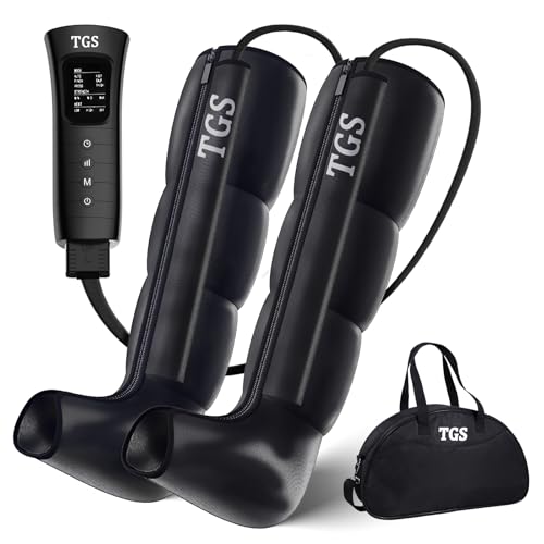 TGS Leg Massager for Circulation and Pain Relief FSA Thigh Compression Boots Professional Calf Recovery Compression System Full Leg Circulation Machine Reduces Muscle Fatigue for AthletesSeniors - Image 2