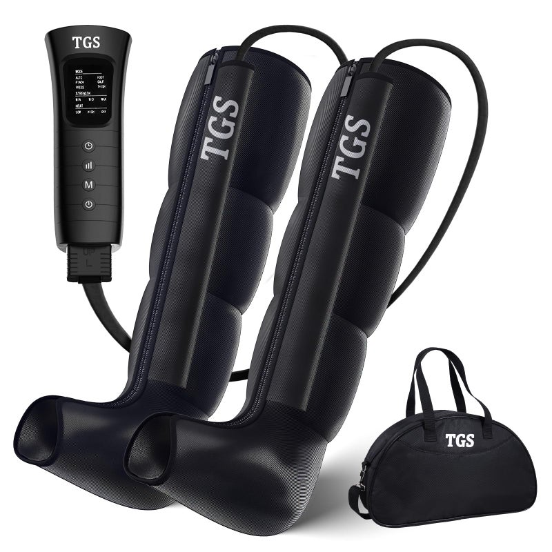 TGS Leg Massager for Circulation and Pain Relief FSA Thigh Compression Boots Professional Calf Recovery Compression System Full Leg Circulation Machine Reduces Muscle Fatigue for AthletesSeniors - Image 3