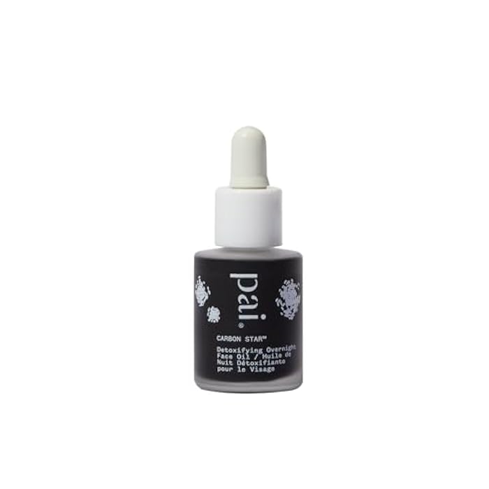 Pai Skincare - Organic Carbon Star Detoxifying Overnight Face Oil | Natural, Vegan, Sensitive Skincare (Travel, 0.34 fl oz | 10 ml) - Image 1