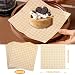 KIKISML 200 PCS Checkered Waxed Deli Paper Sheets 7  7 Inch Foodgrade Greaseproof Paper Food Basket Liners for Sandwiches Burgers Fries Wrapping for Party Festival and Outdoors  Yellow - Image 4