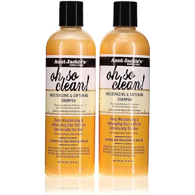 Aunt Jackie's Oh So Clean Shampoo 12 Ounce (354ml) (2 Pack) PPAX1395710