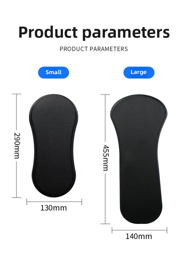 Computer Hand Bracket Mouse Pad Keyboard Hand Support Wrist Support Creative Arm Arm Support Frame Rotatable Wrist Support-Pattern:Two Large Black Hand Rests-455mm  - Image 5
