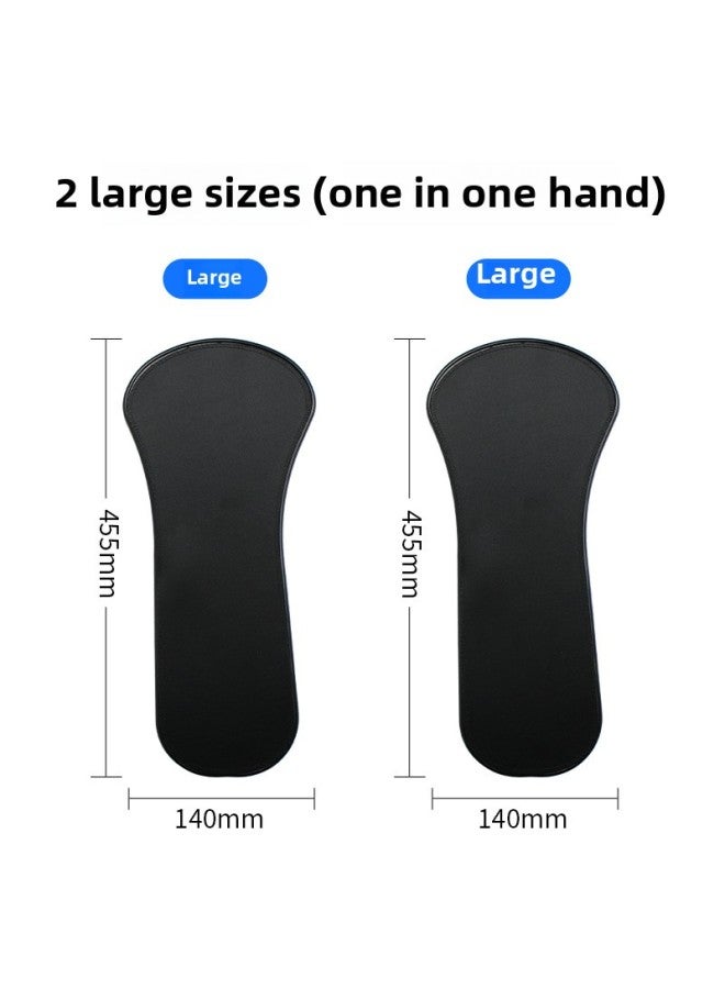 Computer Hand Bracket Mouse Pad Keyboard Hand Support Wrist Support Creative Arm Arm Support Frame Rotatable Wrist Support-Pattern:Two Large Black Hand Rests-455mm  - Image 1