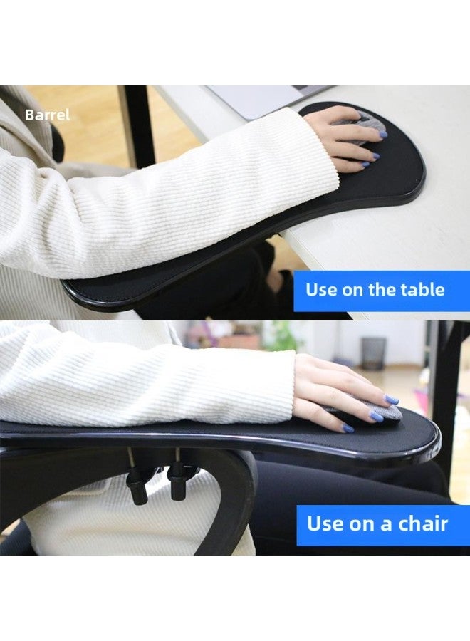 Computer Hand Bracket Mouse Pad Keyboard Hand Support Wrist Support Creative Arm Arm Support Frame Rotatable Wrist Support-Pattern:Two Large Black Hand Rests-455mm  - Image 4