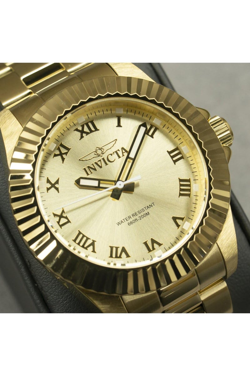 Invicta Men's 16739 Pro Diver Analog Display Swiss Quartz Gold Watch - Image 3