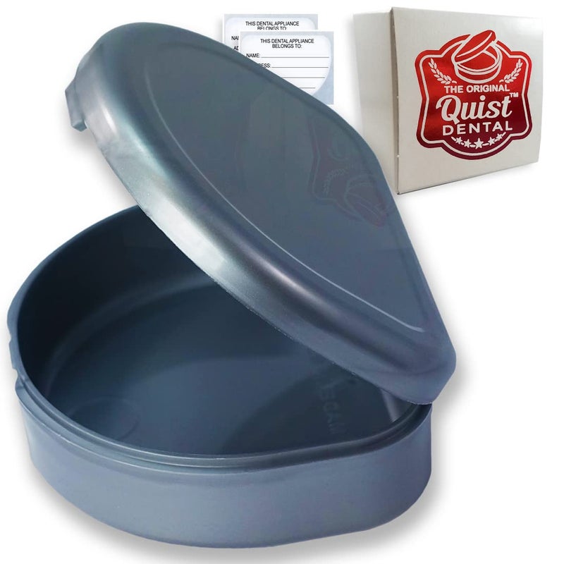 QUIST TM Solid Orthodontic Retainer Case Grey