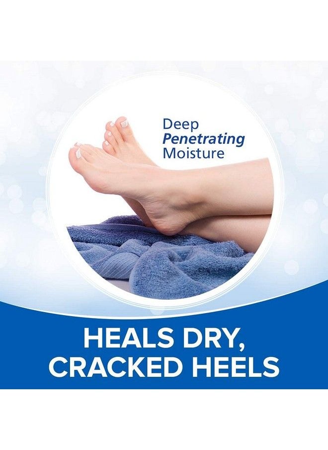 dermal therapy - Heel Care Cream Moisturizing Treatment That Repairs And Heals Dry Rough Cracked Heels And Feet 25% Urea And 6% Alpha Hydroxy Acids (3Oz+8Oz Bundle) - Image 1