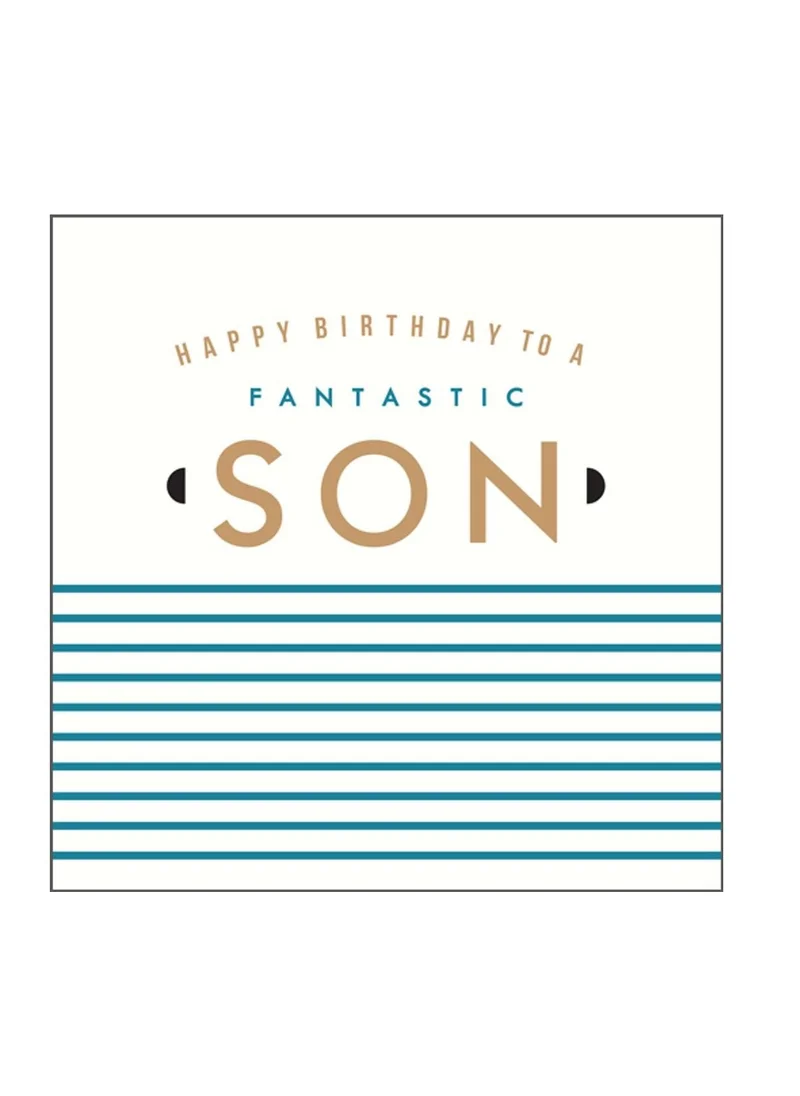 Pigment Birthday Card For Son