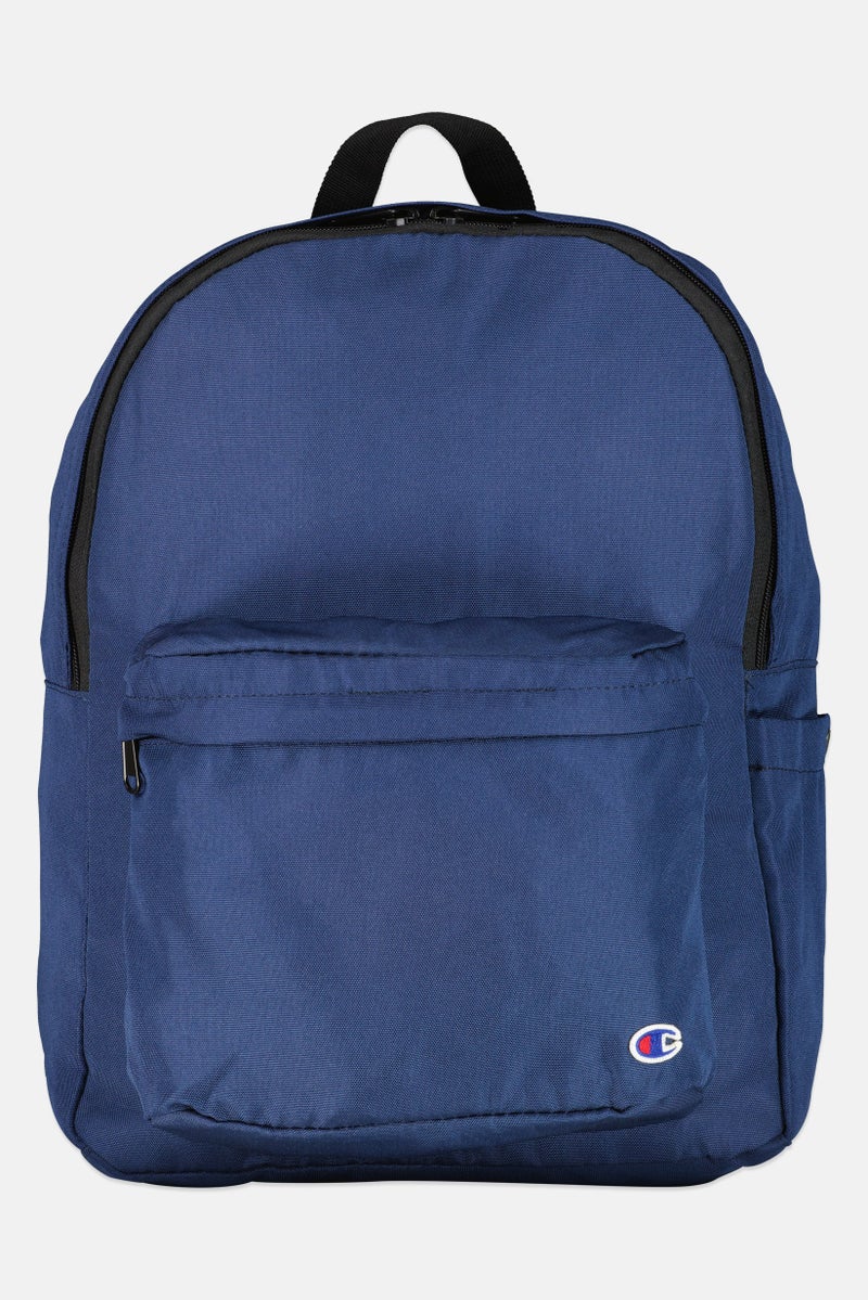 Champion Men Brand Logo Backpack, Navy - Image 1