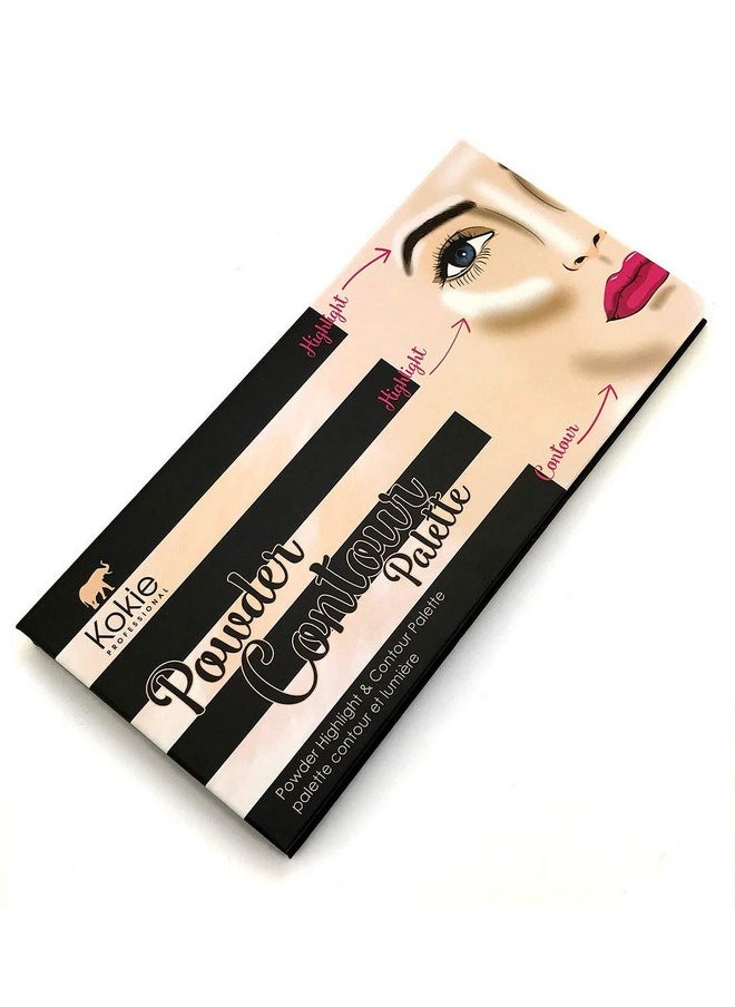 Kokie Kokie Cosmetics Powder Contour Kit, Universal, 0.96 Ounce  - Image 4