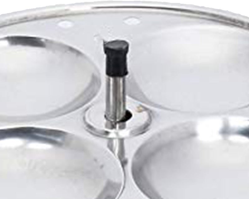 BLeaf Stainless Steel-Regular Idli Stand/Idli Plates (5 Plates, 20 Idlis) - Image 5