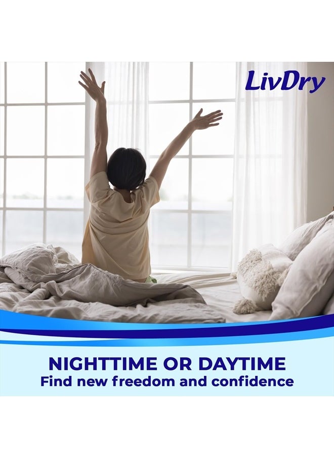LIVDRY XL Overnight Adult Diapers for Women and Men, Incontinence Underwear, X-Large, 12-Pack  - Image 5