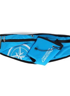 Discovery Discovery Adventures Adjustable Waist Pack, Multifunctional Travel Outdoor Waistpack, Blue  - Image 1