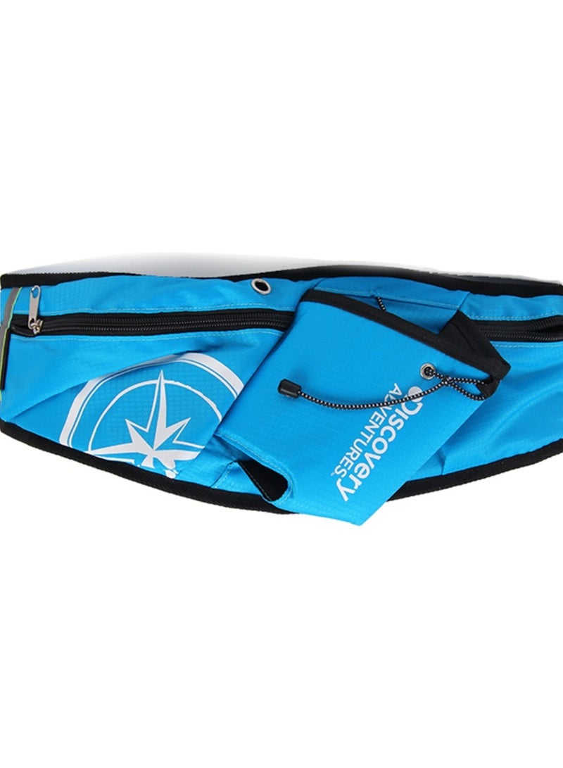 ديسكفري حقيبة خصر قابلة للتعديل، حقيبة خصر خارجية متعددة الوظائف للمال والبطاقات وجوازات السفر والعديد من الضروريات الأخرى، لون جميل وجودة ممتازة، حقيبة خصر، حقيبة سفر، حقيبة تخييم - Image 1