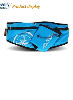 Discovery Discovery Adventures Adjustable Waist Pack, Multifunctional Travel Outdoor Waistpack, Blue  - Image 5