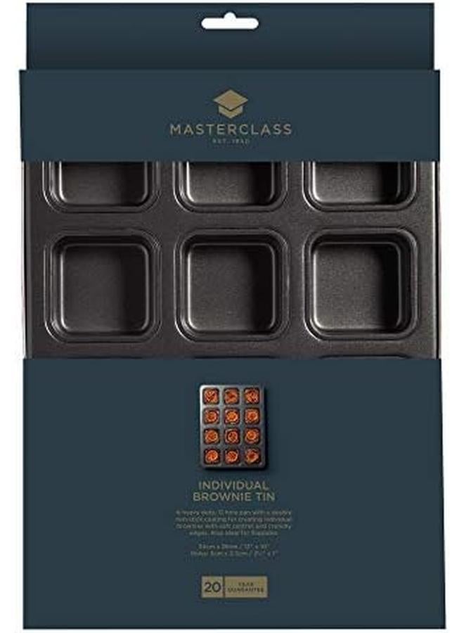 ماستر كلاس صينية براوني مربعة كبيرة الحجم غير قابلة للالتصاق مقاس 34 × 26 سم - Image 2