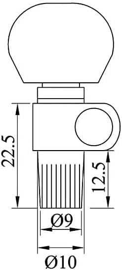 Golden Gate P-149 Banjo Tuner - Nickel - Single 5th Peg - Image 3