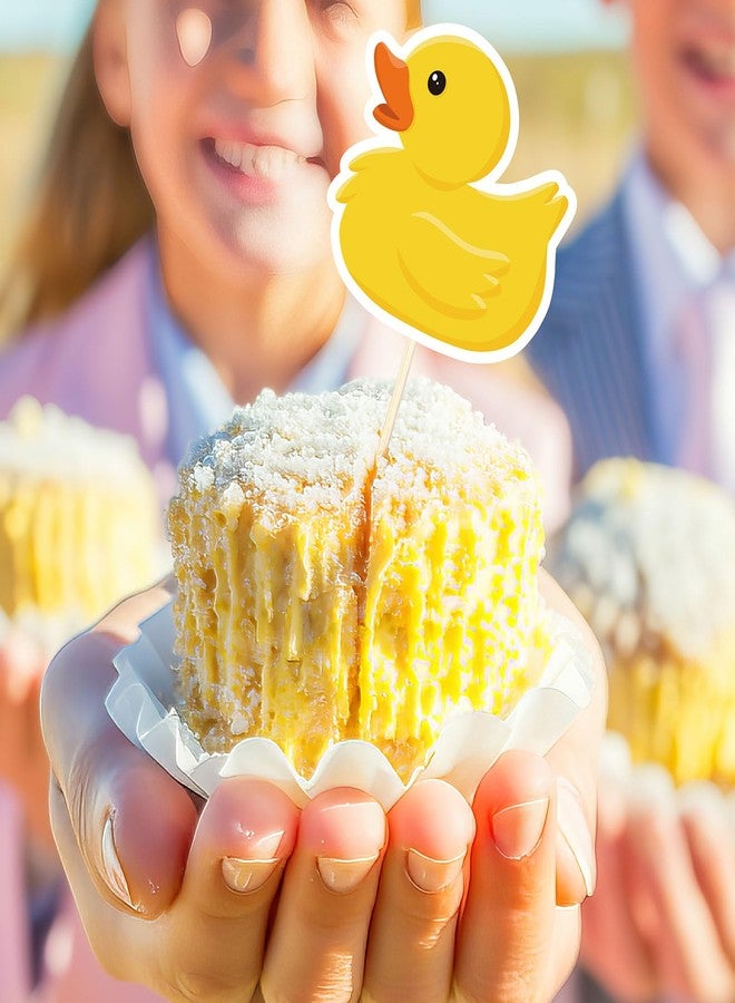 Whaline 1000Pcs Rubber Duck Roll Stickers Yellow Duck Cute Decorative Label Decals for Birthday Party Favor Bags Water Bottle Scrapbook Notebook Decoration, 1.5Inch - Image 4