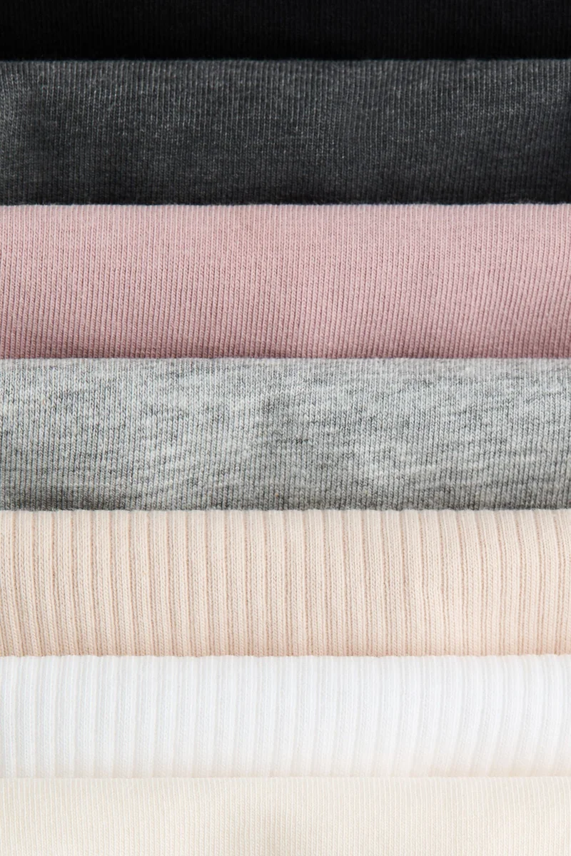 اتش اند ام سروال قطني بقصّة برازيلية -عبوة من 7 قطع